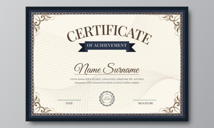 Certificate Frame