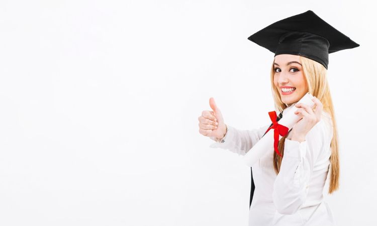 white graduation dress​