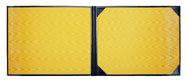 Graduation Diploma Covers Gold Morie Lining